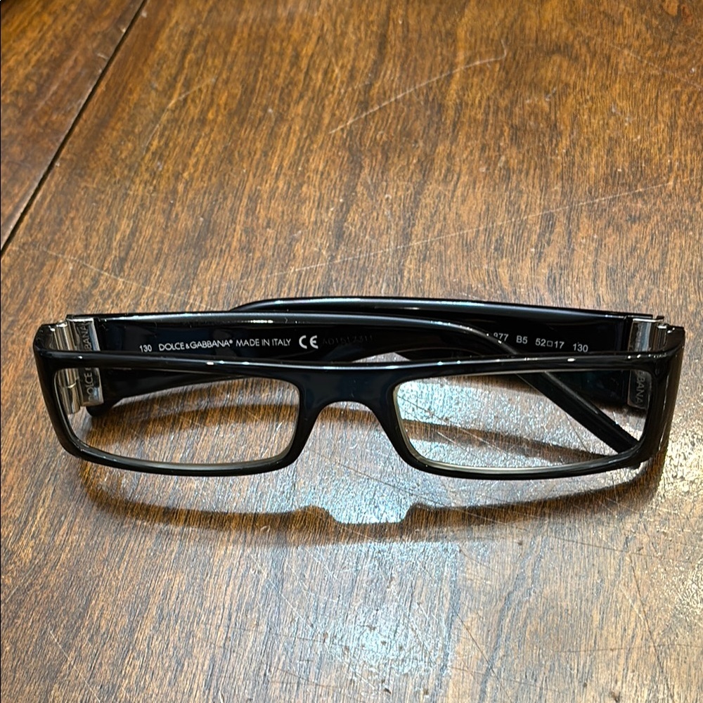 Dolce & Gabbana Glossy Black Eyewear